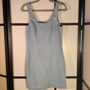 Mini jean dress